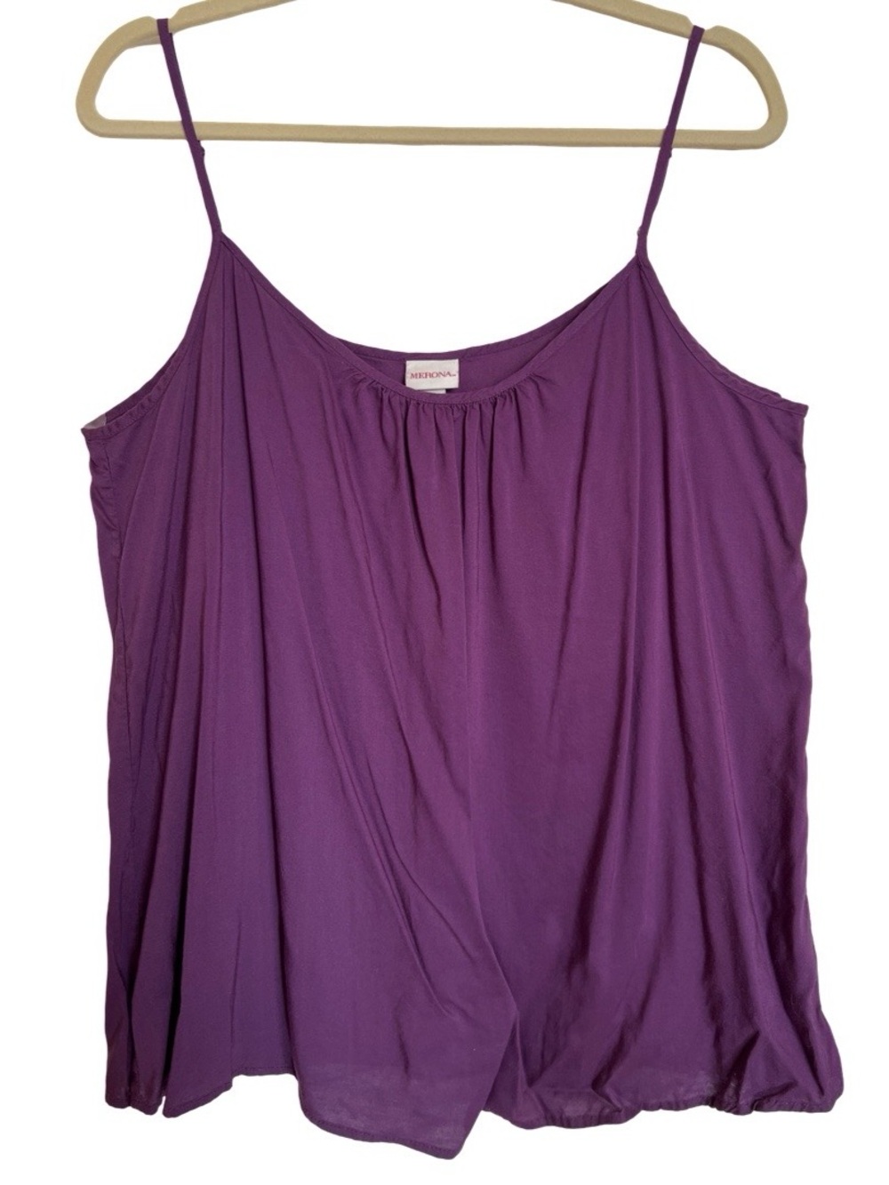 Merona Women’s Ladies Plum Purple Tank SZ XL X-Large